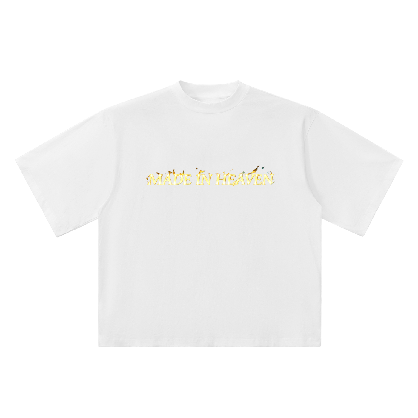 Oversized Drop Shoulder “MADE IN HEAVEN” T-Shirt