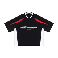 “REDLTRS” Oversized V-Neck Jersey