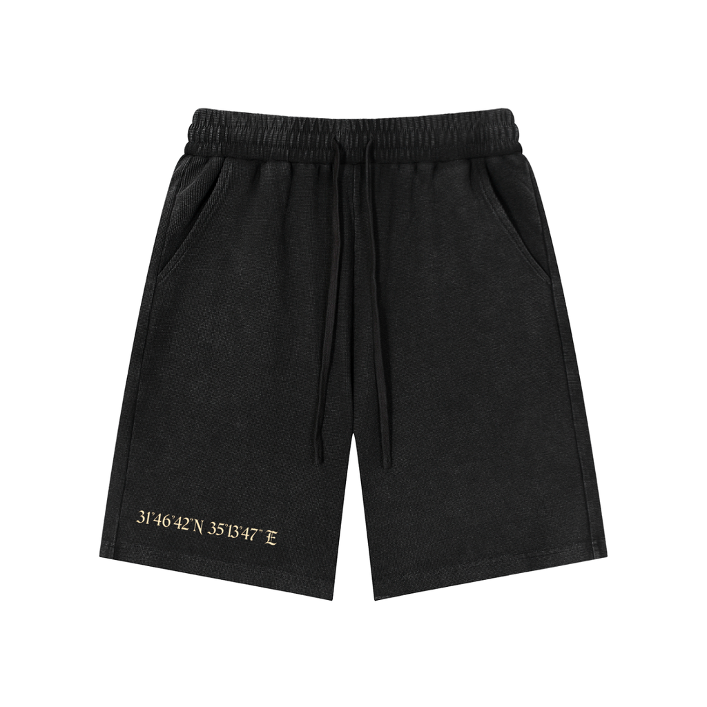 Waffle Knit Tomb Coordinate Shorts