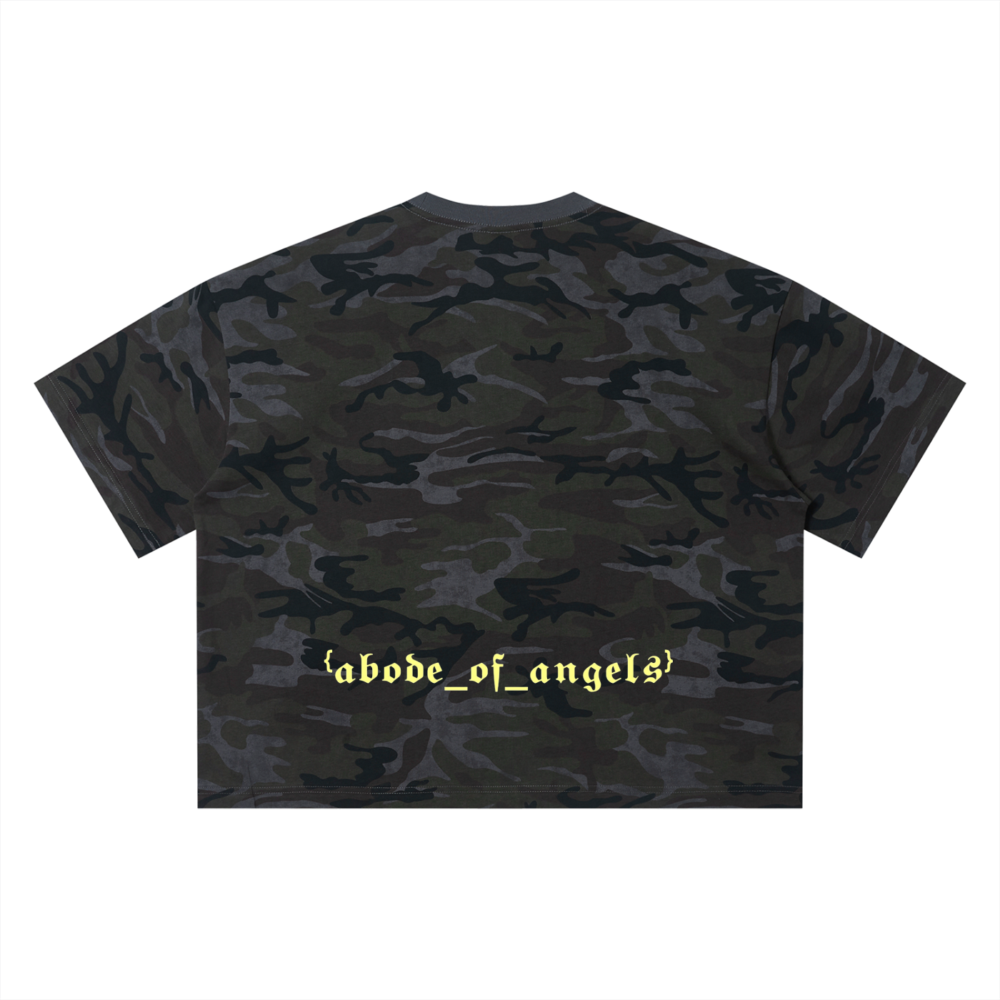“MADE IN HEAVEN” Unisex Camo Boxy T-Shirt