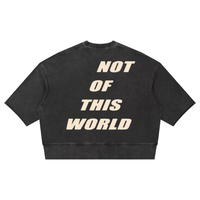 “NOT OF THIS WORLD” Women’s Cropped Crew