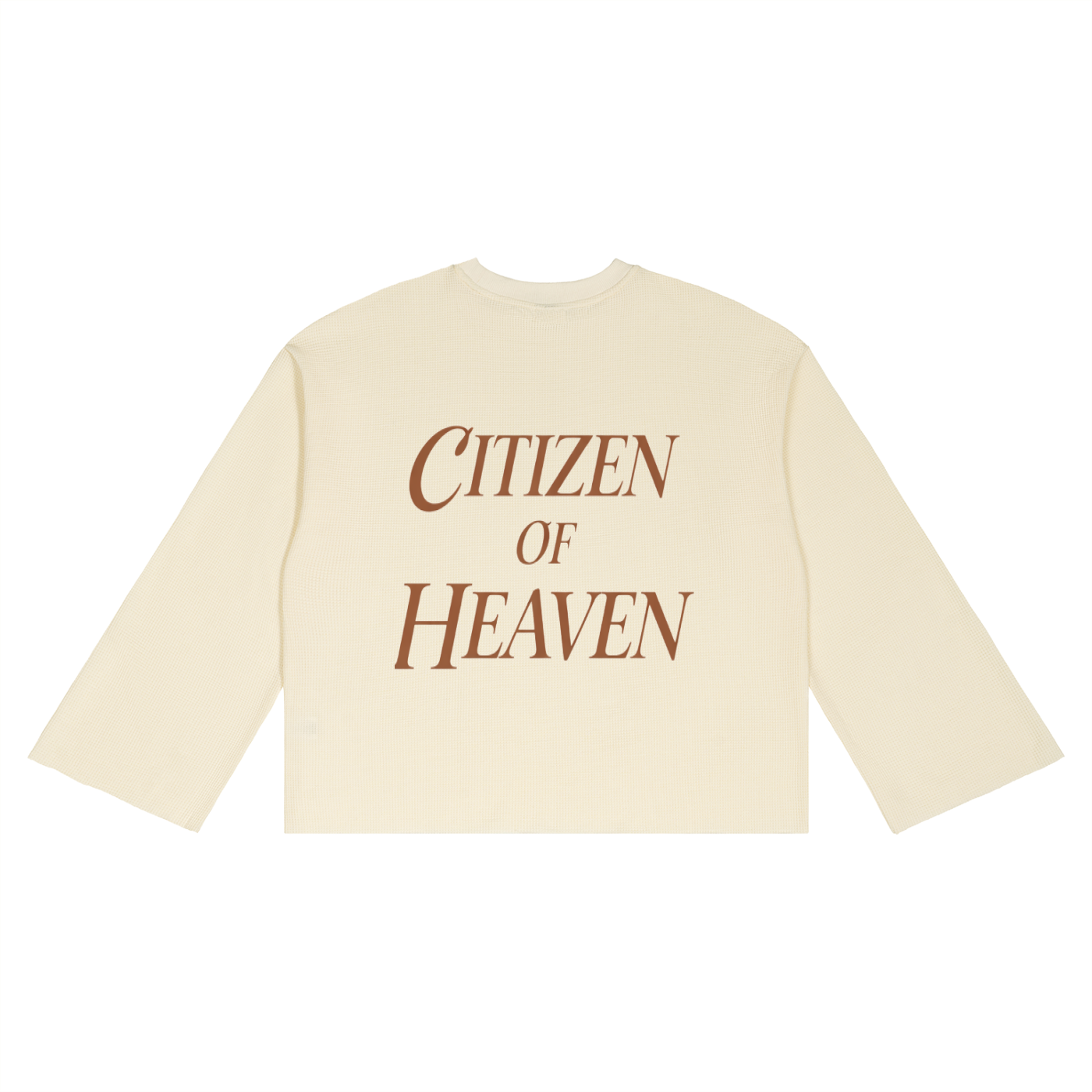 Waffle Knit “Citizen of Heaven” Long Sleeve Shirt