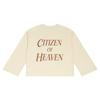Waffle Knit “Citizen of Heaven” Long Sleeve Shirt