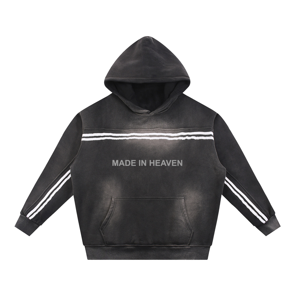 Striped “MADE IN HEAVEN” Heavyweight Hoodie