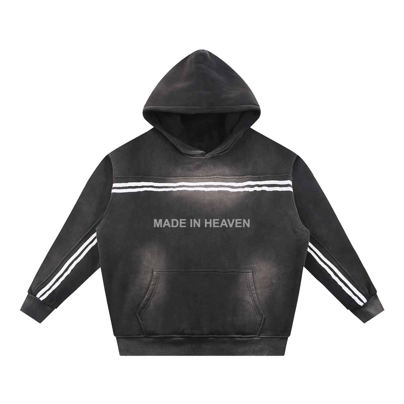 Striped “MADE IN HEAVEN” Heavyweight Hoodie