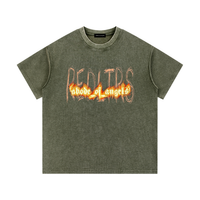 “REDLTRS” Waffle Knit T-Shirt