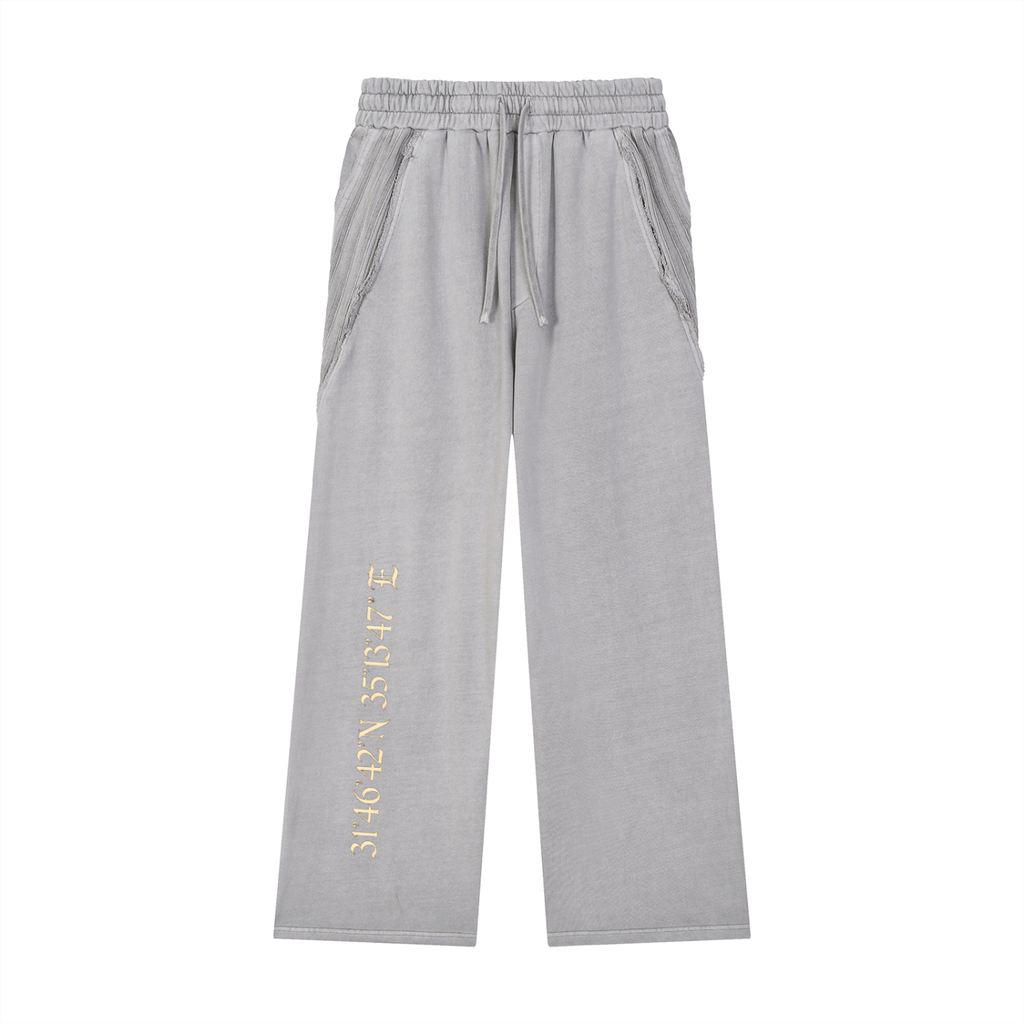 Tomb Coordinates Straight Sweatpants