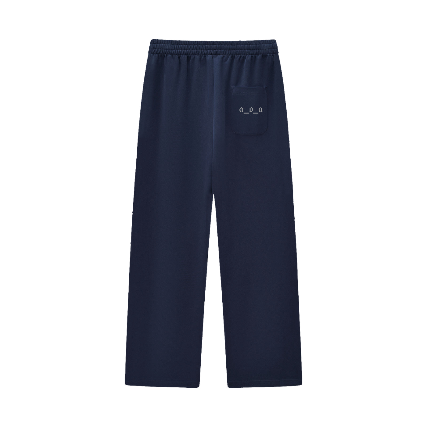Curved Stripe “AOA” Straight Sweats