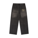 AOA “REDLTRS” Black Denim Jeans