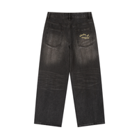 AOA “REDLTRS” Black Denim Jeans