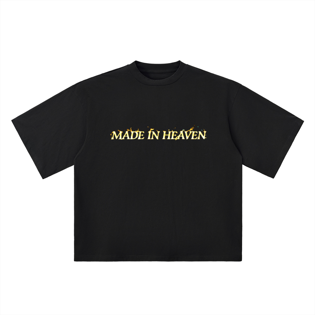 Oversized Drop Shoulder “MADE IN HEAVEN” T-Shirt