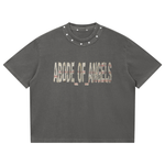 AOA “REDLTRS IWWJ” Oversized Boxy Tee