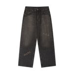 AOA “REDLTRS” Black Denim Jeans