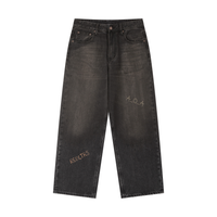 AOA “REDLTRS” Black Denim Jeans