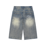 AOA “REDLTRS” DENIM SHORTS
