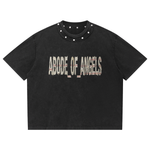 AOA “REDLTRS IWWJ” Oversized Boxy Tee