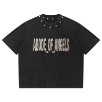 AOA “REDLTRS IWWJ” Oversized Boxy Tee