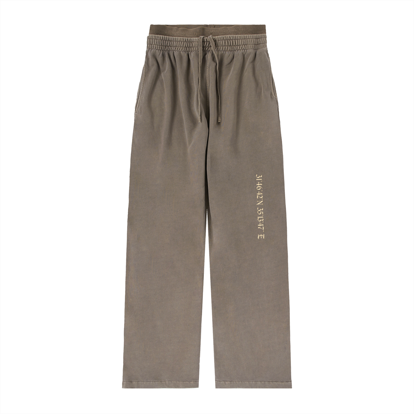 Tomb Coordinates Double Waist Pants Womens