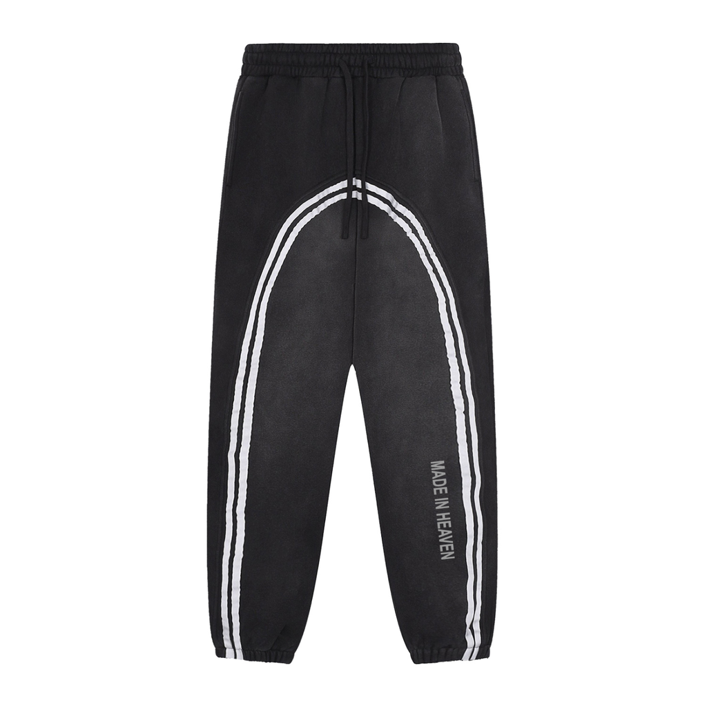 Striped “MADE IN HEAVEN” Heavyweight Sweatpants