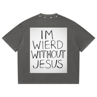 AOA “REDLTRS IWWJ” Oversized Boxy Tee