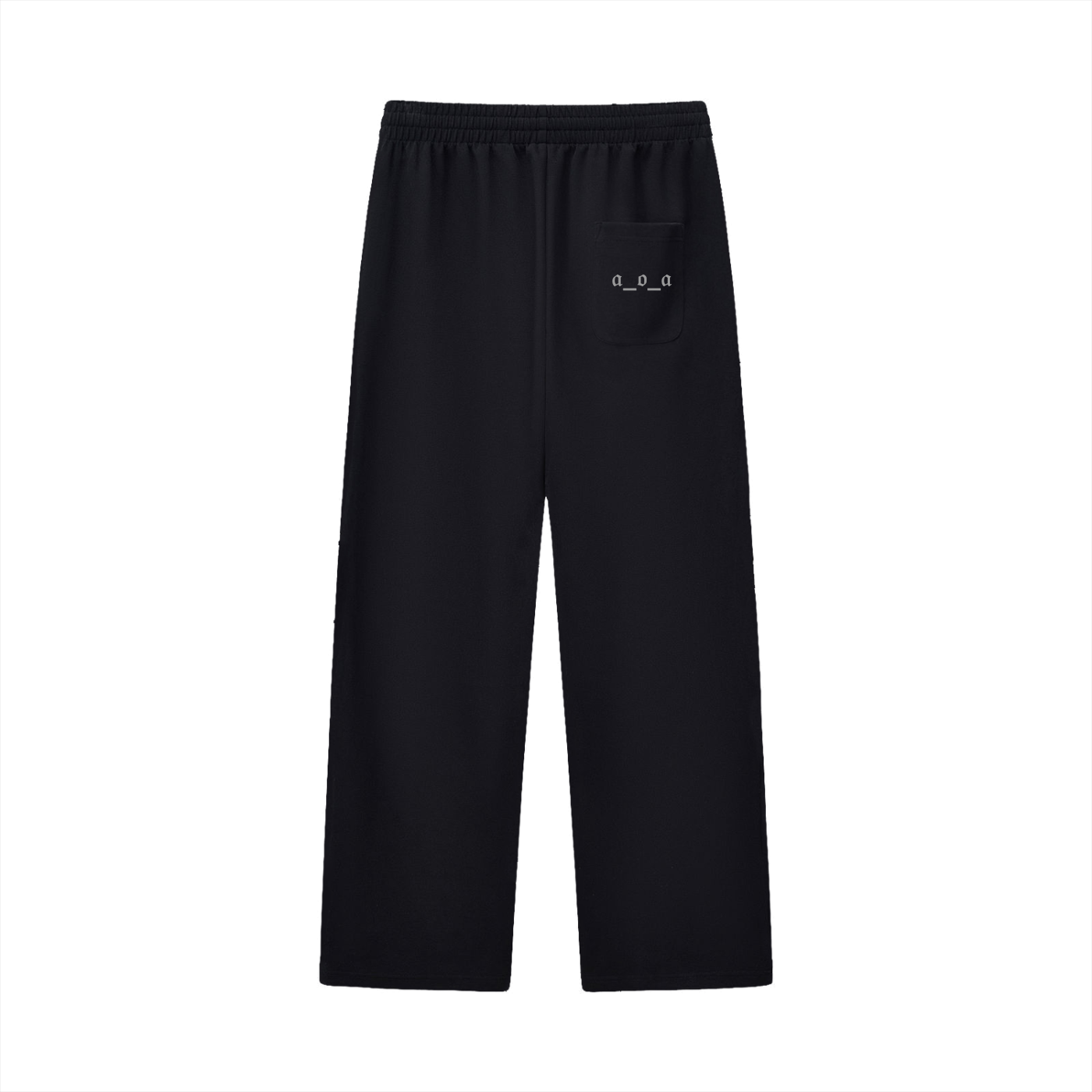 Curved Stripe “AOA” Straight Sweats