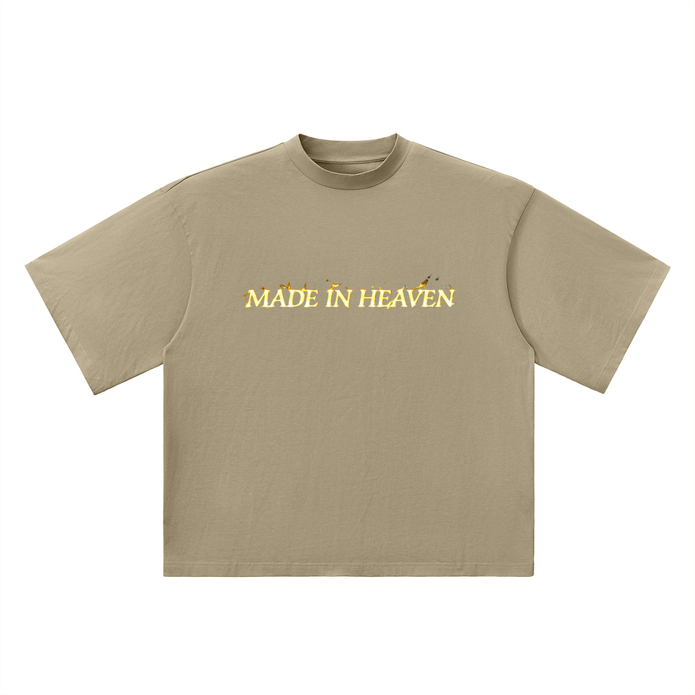 Oversized Drop Shoulder “MADE IN HEAVEN” T-Shirt