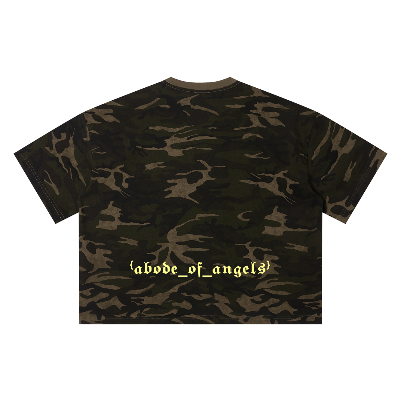 “MADE IN HEAVEN” Unisex Camo Boxy T-Shirt