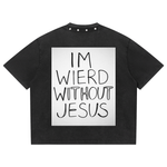 AOA “REDLTRS IWWJ” Oversized Boxy Tee