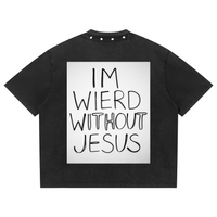 AOA “REDLTRS IWWJ” Oversized Boxy Tee