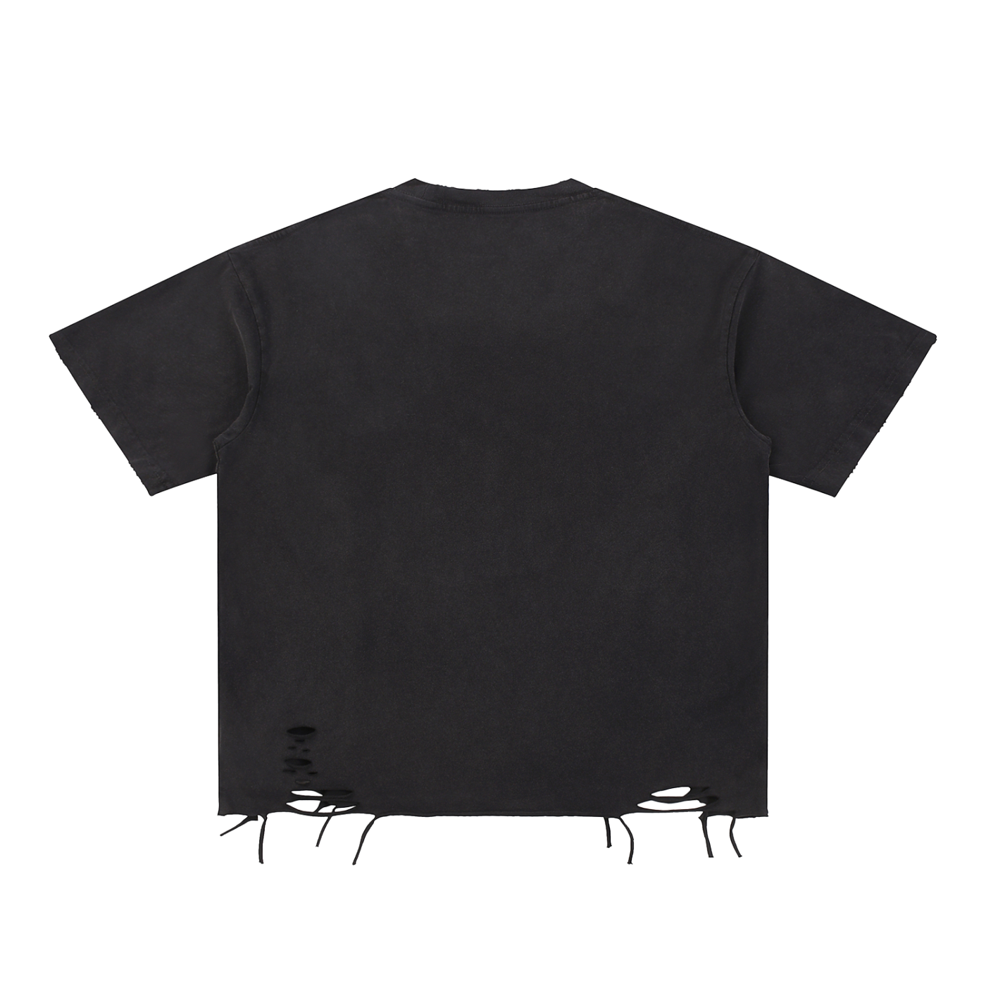 “AbodeOfAngels” Raw-Hem T-Shirt