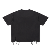 “AbodeOfAngels” Raw-Hem T-Shirt