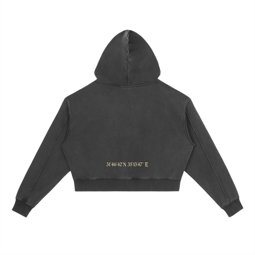 A_O_A Tomb Coordinates Hoodie Womens