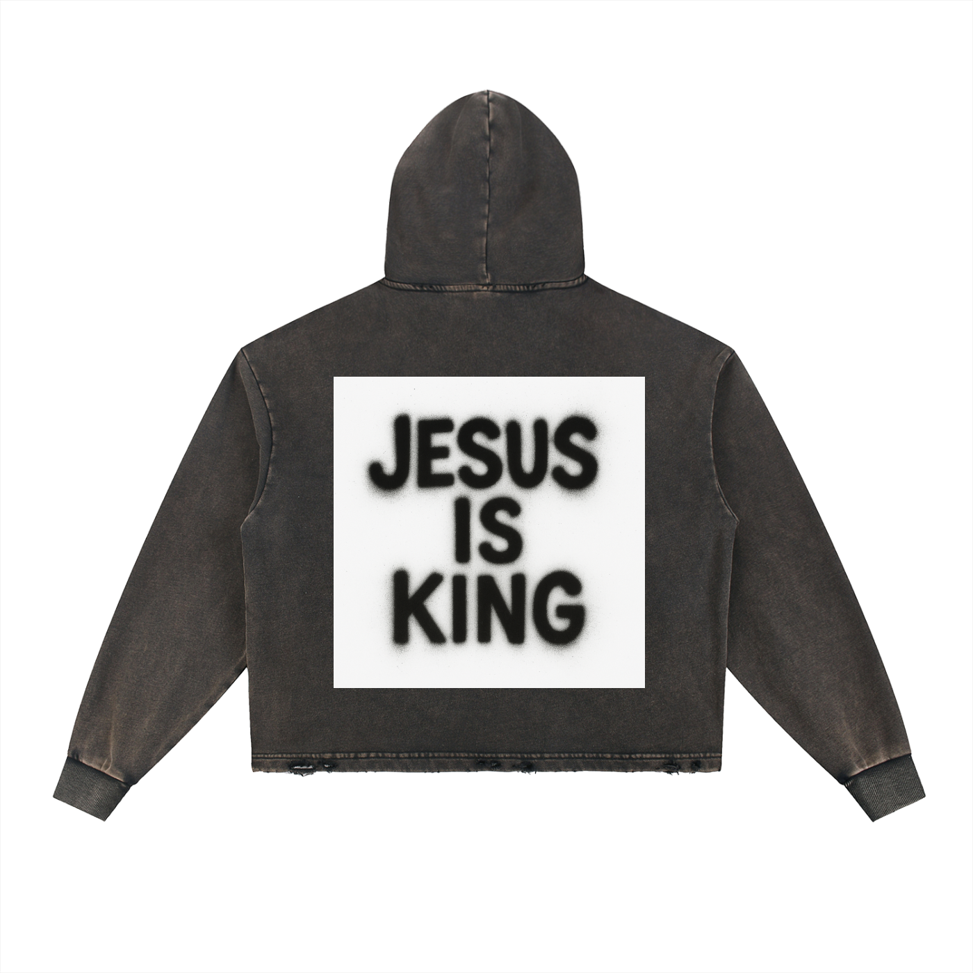 Vintage “Jesus Is King” Heavyweight Hoodie