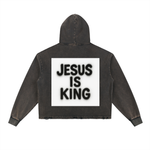 Vintage “Jesus Is King” Heavyweight Hoodie