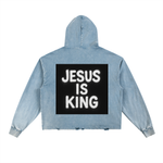 Vintage “JESUS IS KING” Heavyweight Hoodie