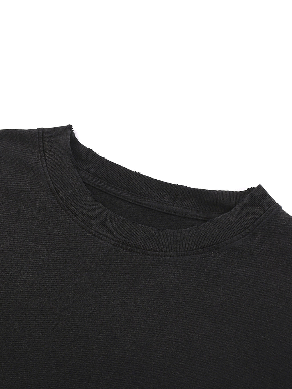 “AbodeOfAngels” Raw-Hem T-Shirt