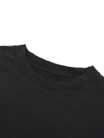 “AbodeOfAngels” Raw-Hem T-Shirt