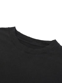 “AbodeOfAngels” Raw-Hem T-Shirt