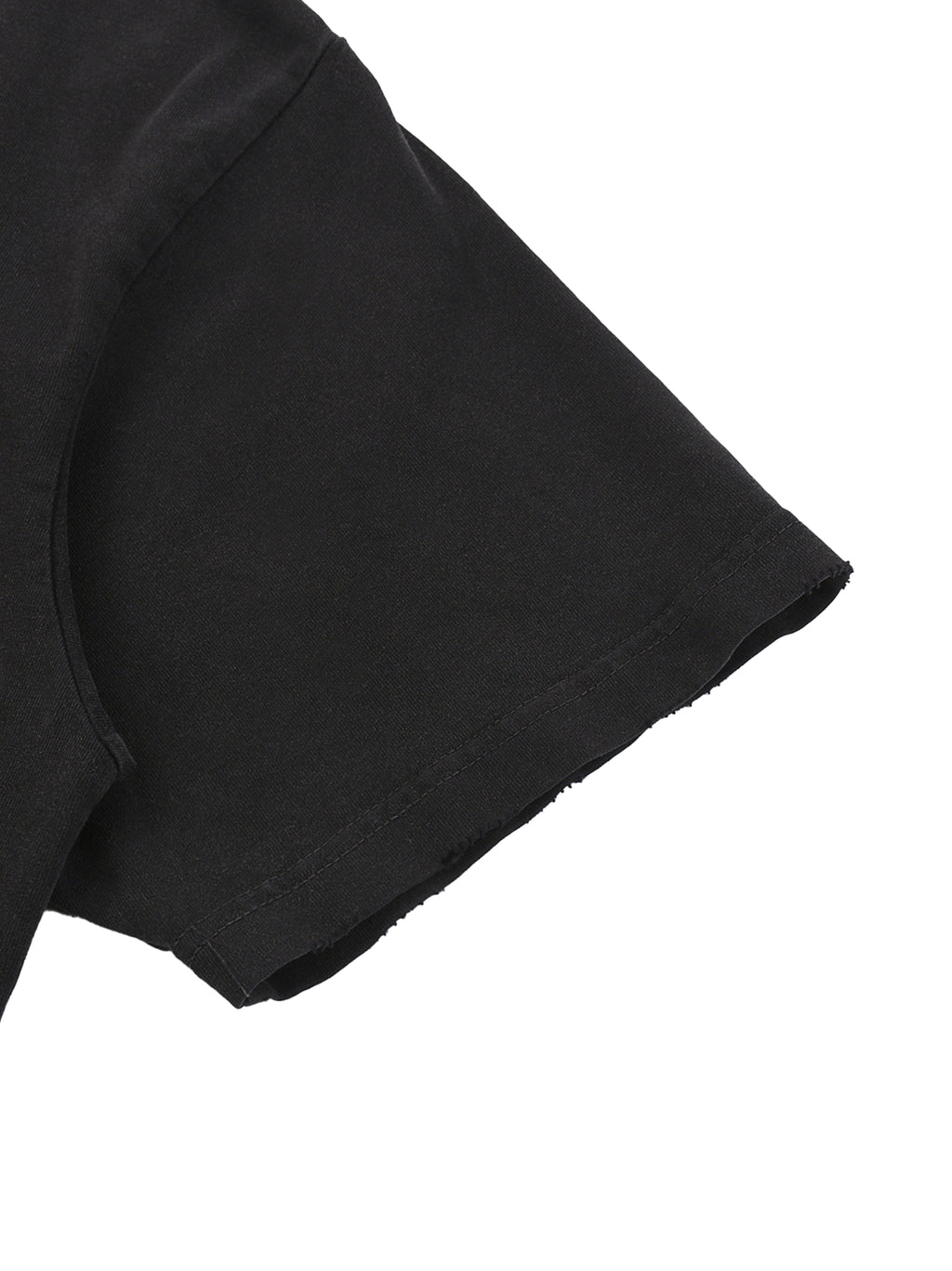 “AbodeOfAngels” Raw-Hem T-Shirt