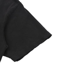 “AbodeOfAngels” Raw-Hem T-Shirt
