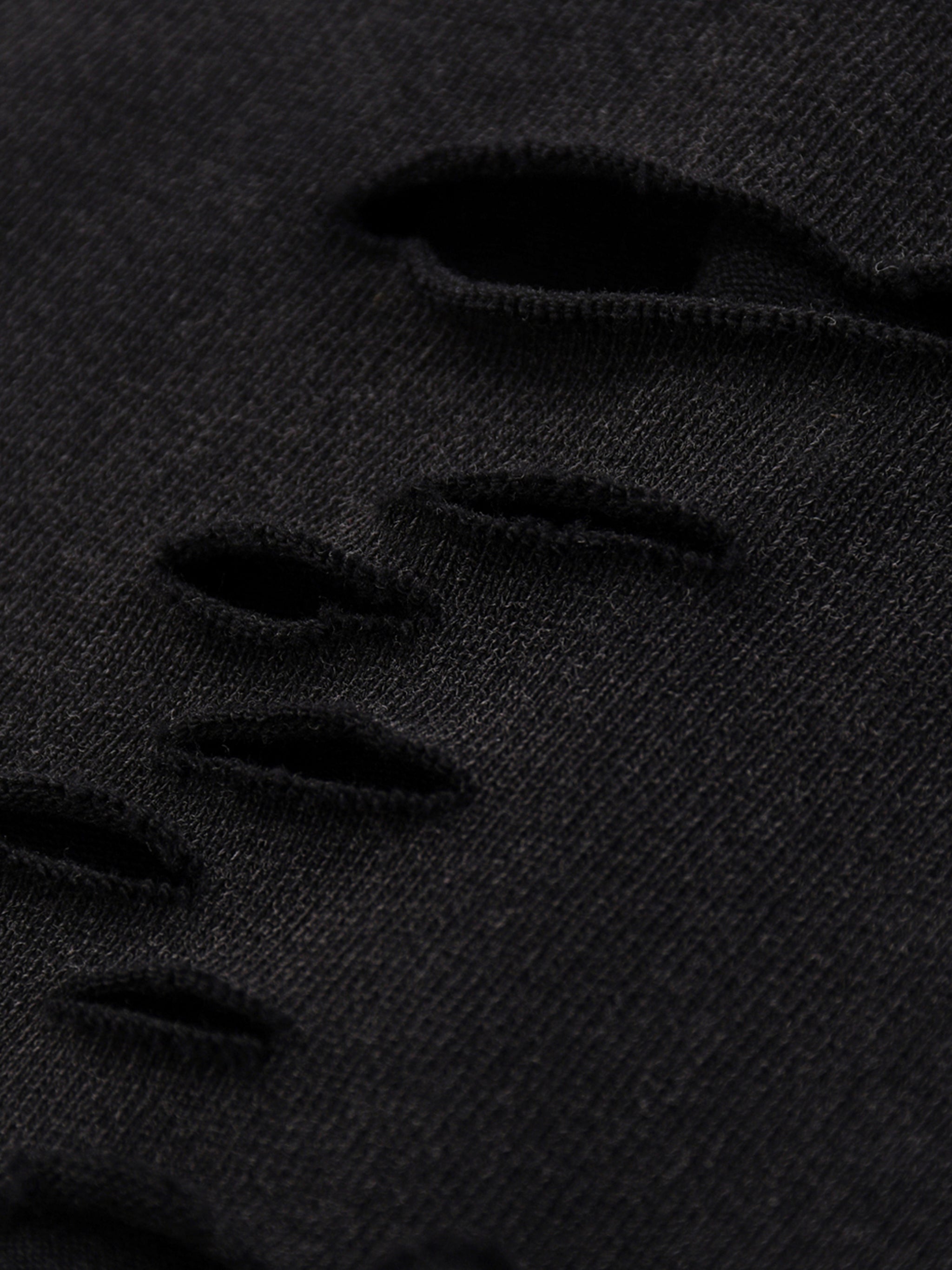 “AbodeOfAngels” Raw-Hem T-Shirt