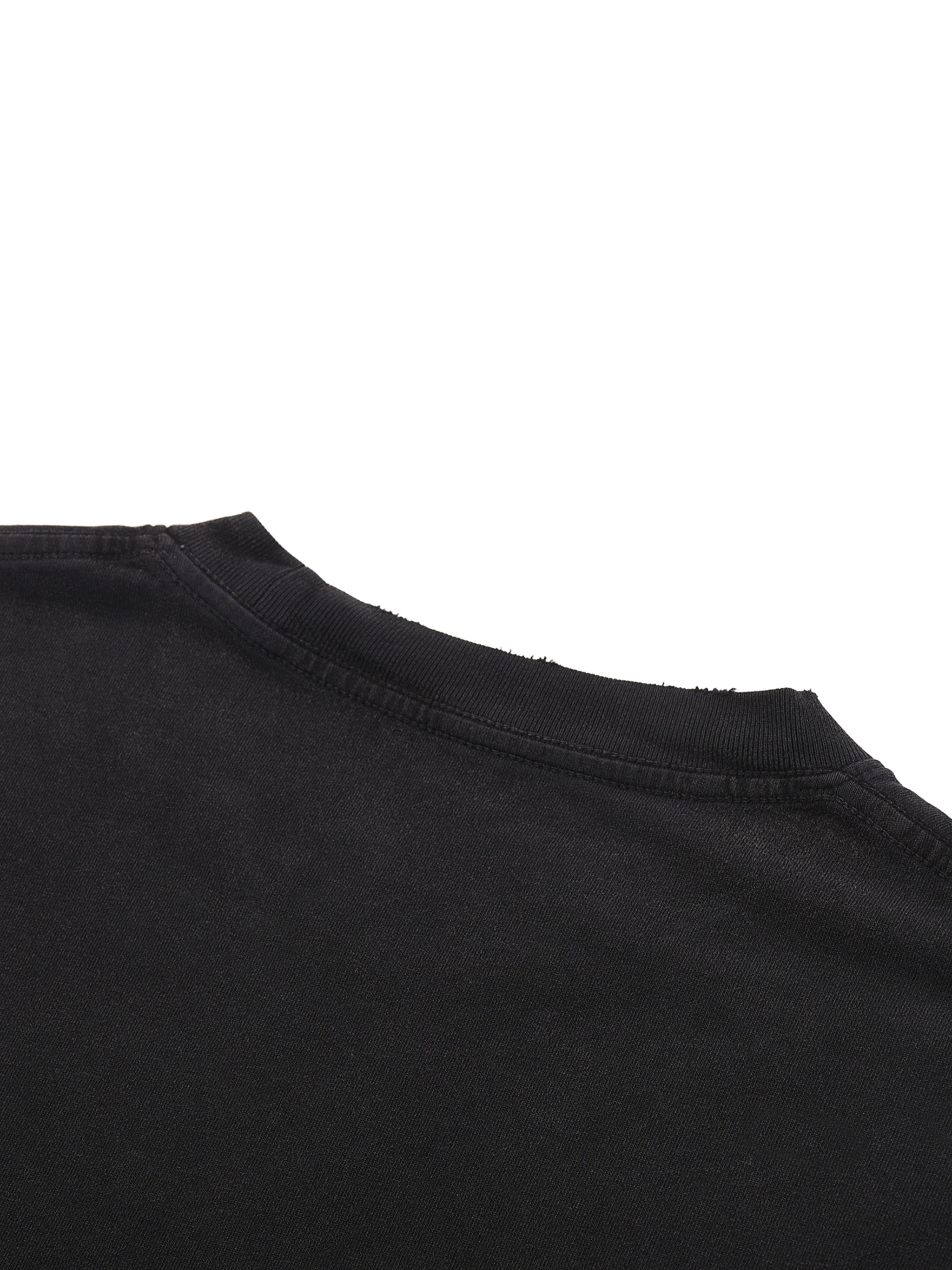 “AbodeOfAngels” Raw-Hem T-Shirt