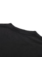 “AbodeOfAngels” Raw-Hem T-Shirt