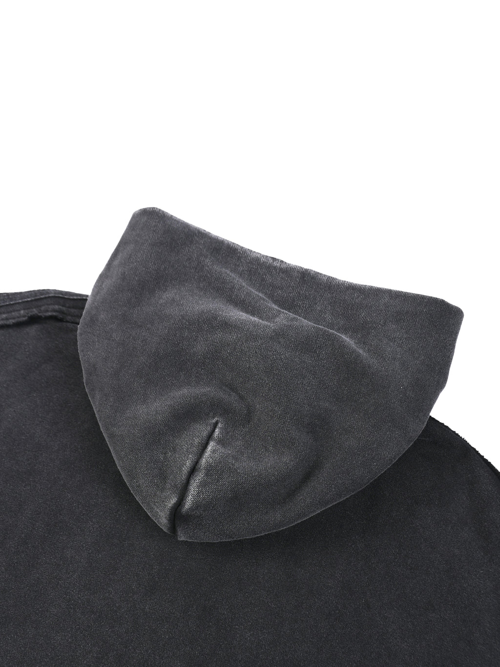 Tape Raw Edge Zip “Need Bible” Hoodie