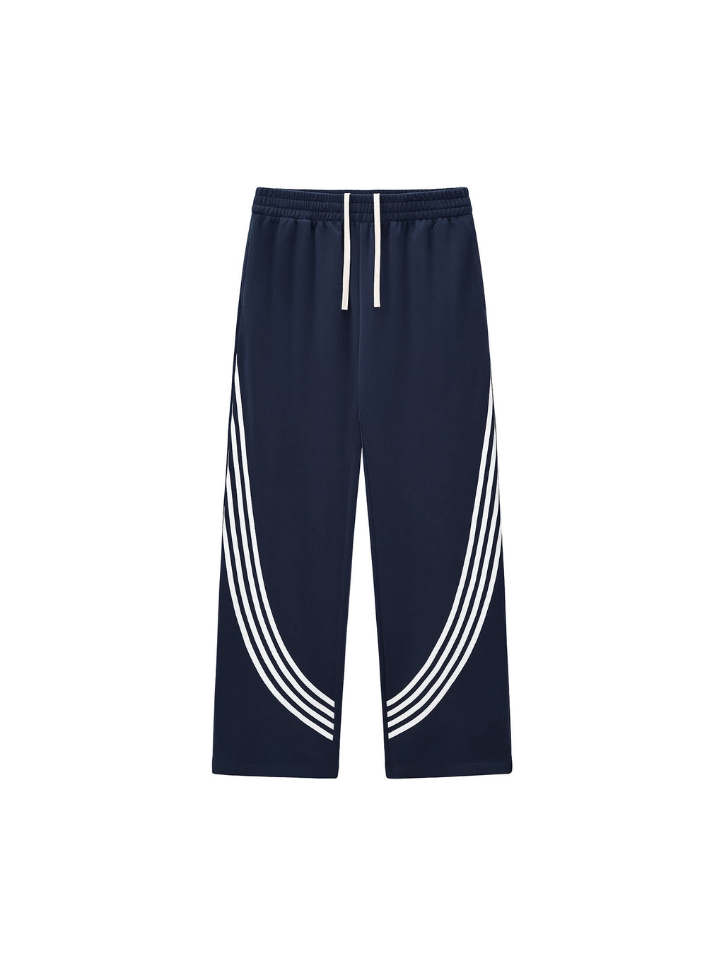 Curved Stripe “AOA” Straight Sweats