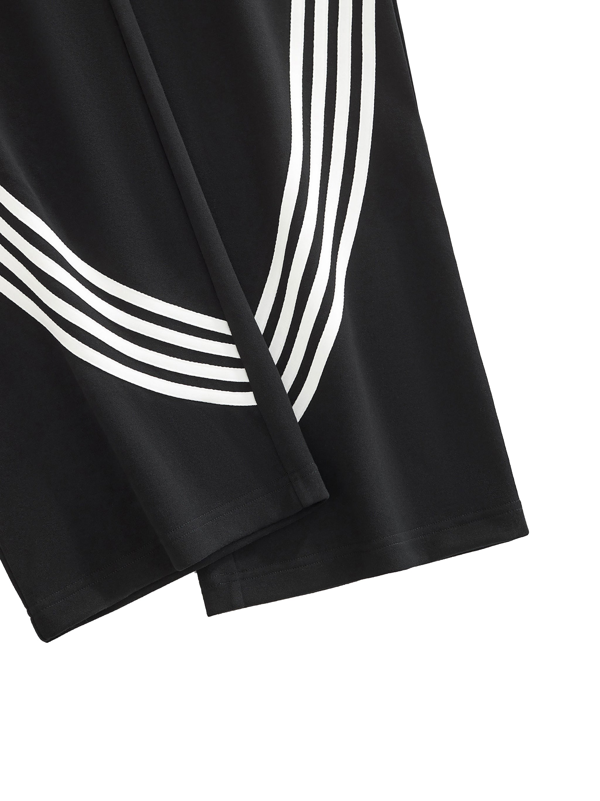 Curved Stripe “AOA” Straight Sweats