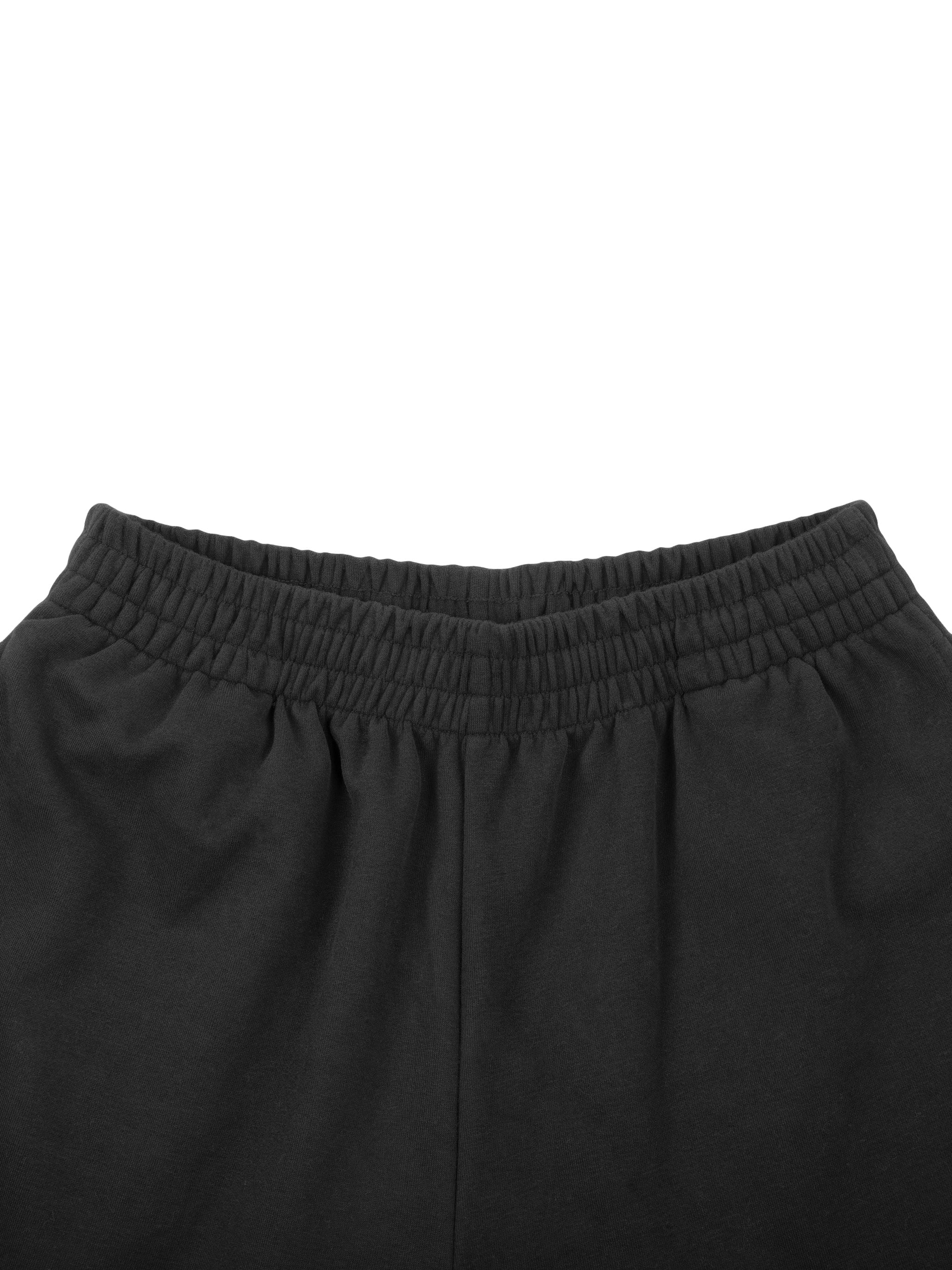 Curved Stripe “AOA” Straight Sweats